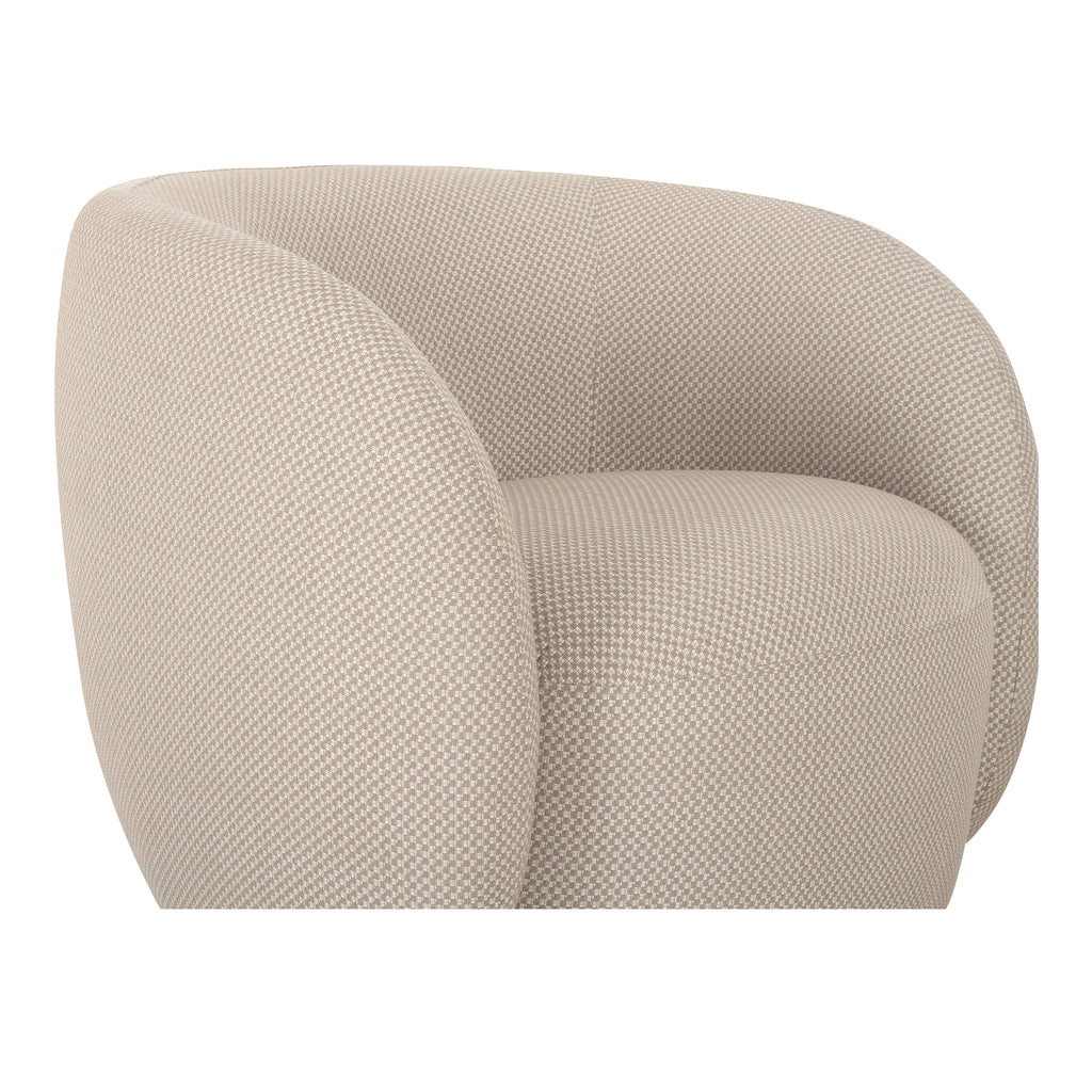 Rae Outdoor Accent Chair Beige Check