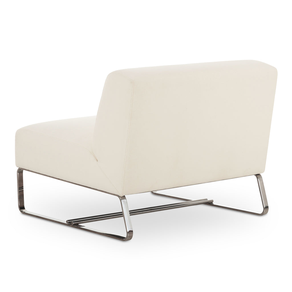 Jules Outdoor Accent Chair Off White