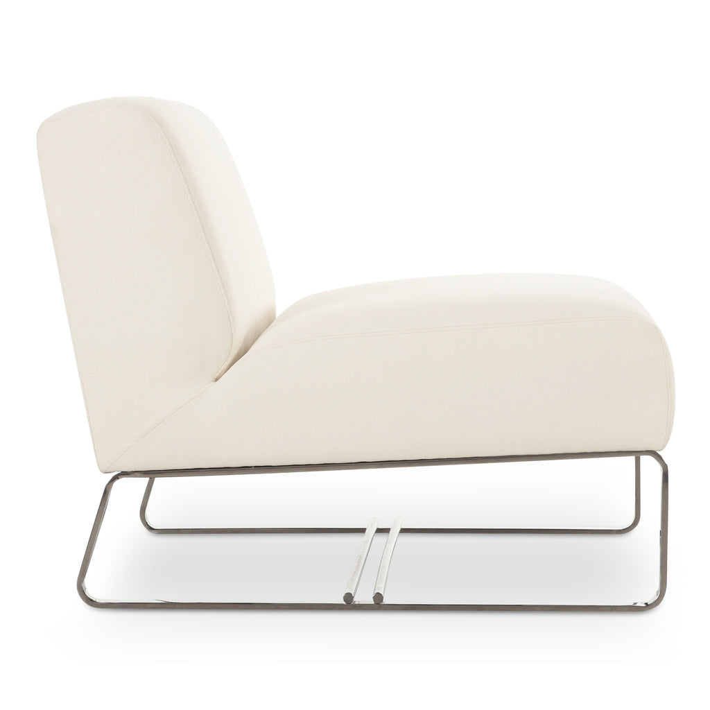 Jules Outdoor Accent Chair Off White