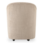 Drava Rolling Dining Chair Beige
