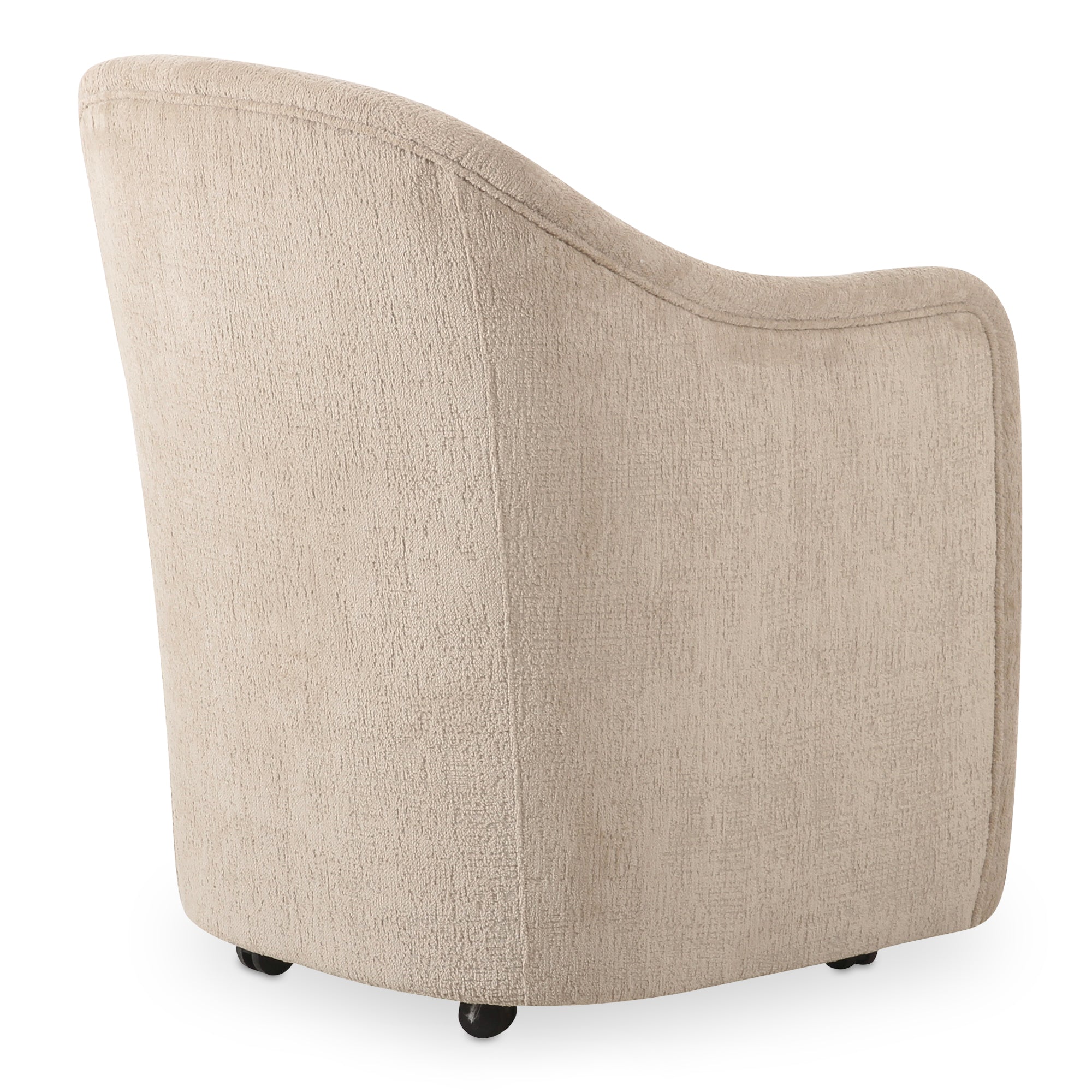 Drava Rolling Dining Chair Beige