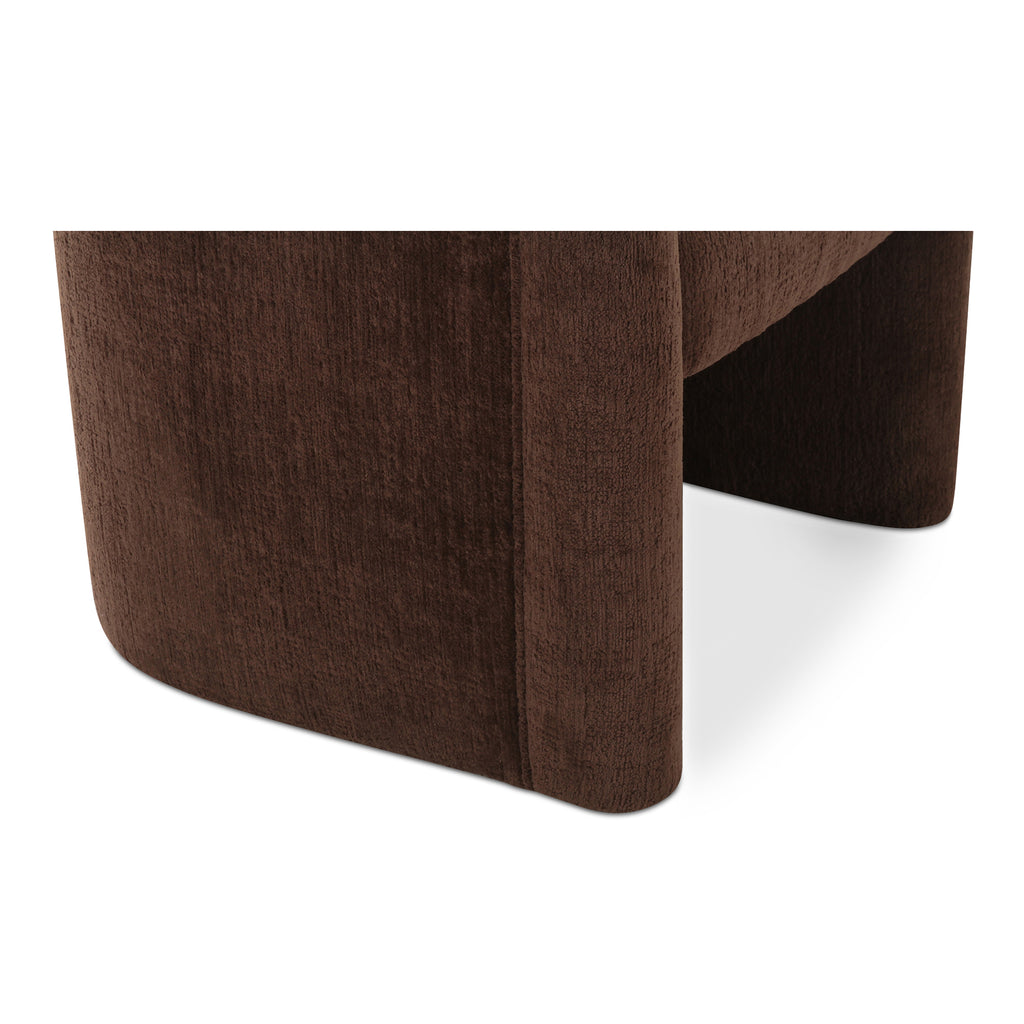 Mesto Rolling Dining Chair Dark Brown