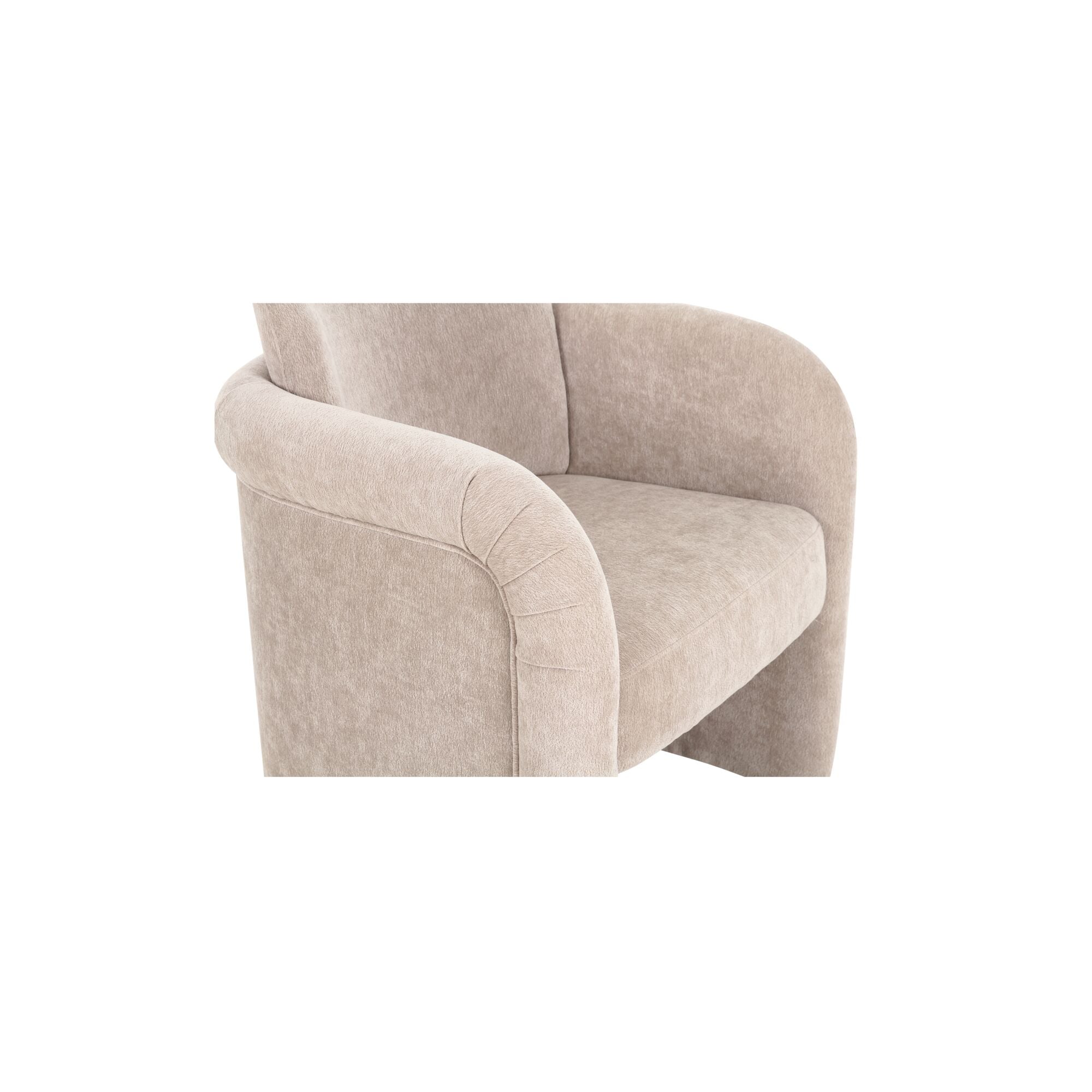 Mesto Rolling Dining Chair Taupe
