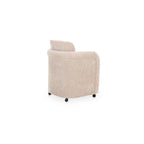 Mesto Rolling Dining Chair Taupe