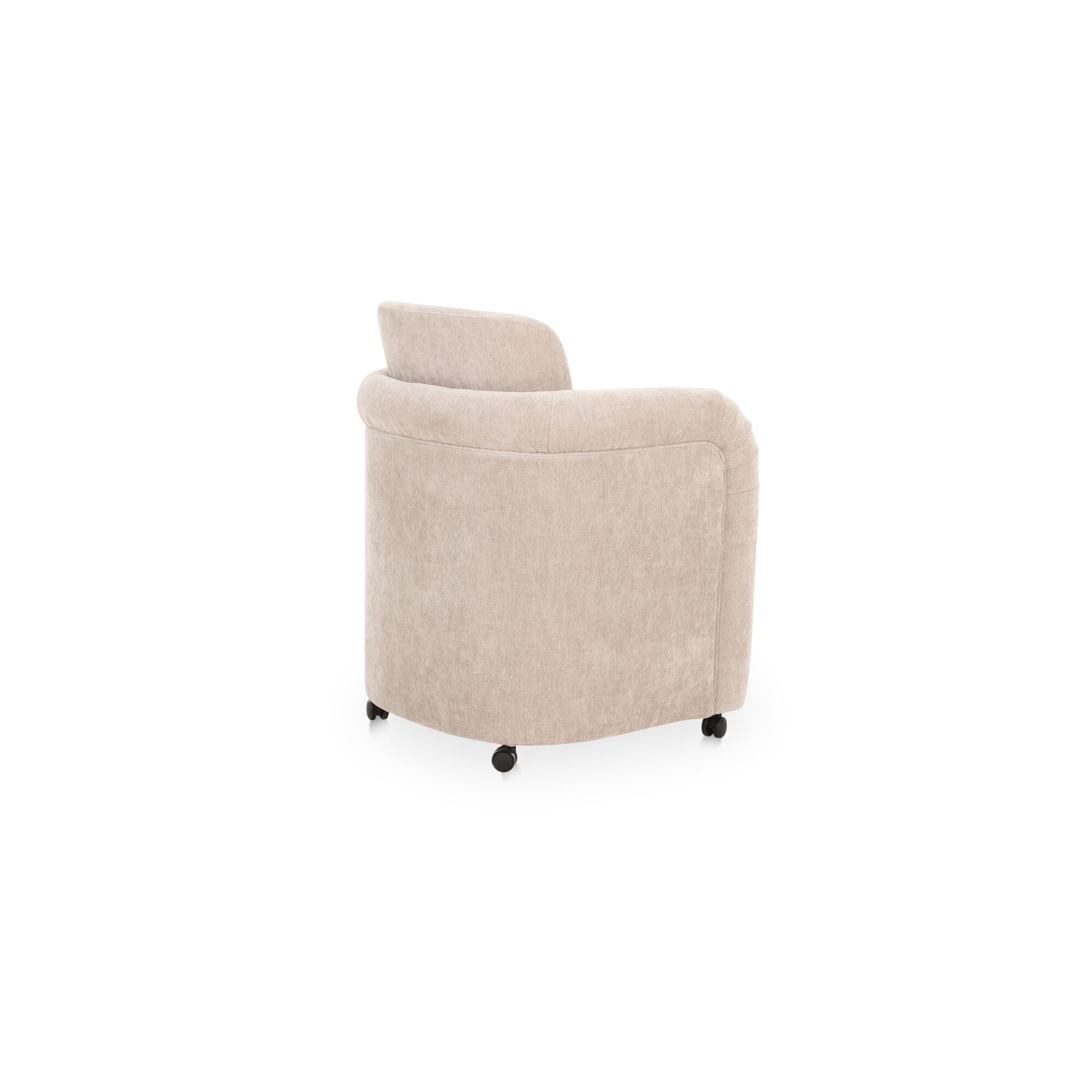 Mesto Rolling Dining Chair Taupe