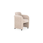 Mesto Rolling Dining Chair Taupe