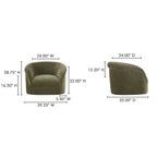 Thora Lounge Chair Dark Green