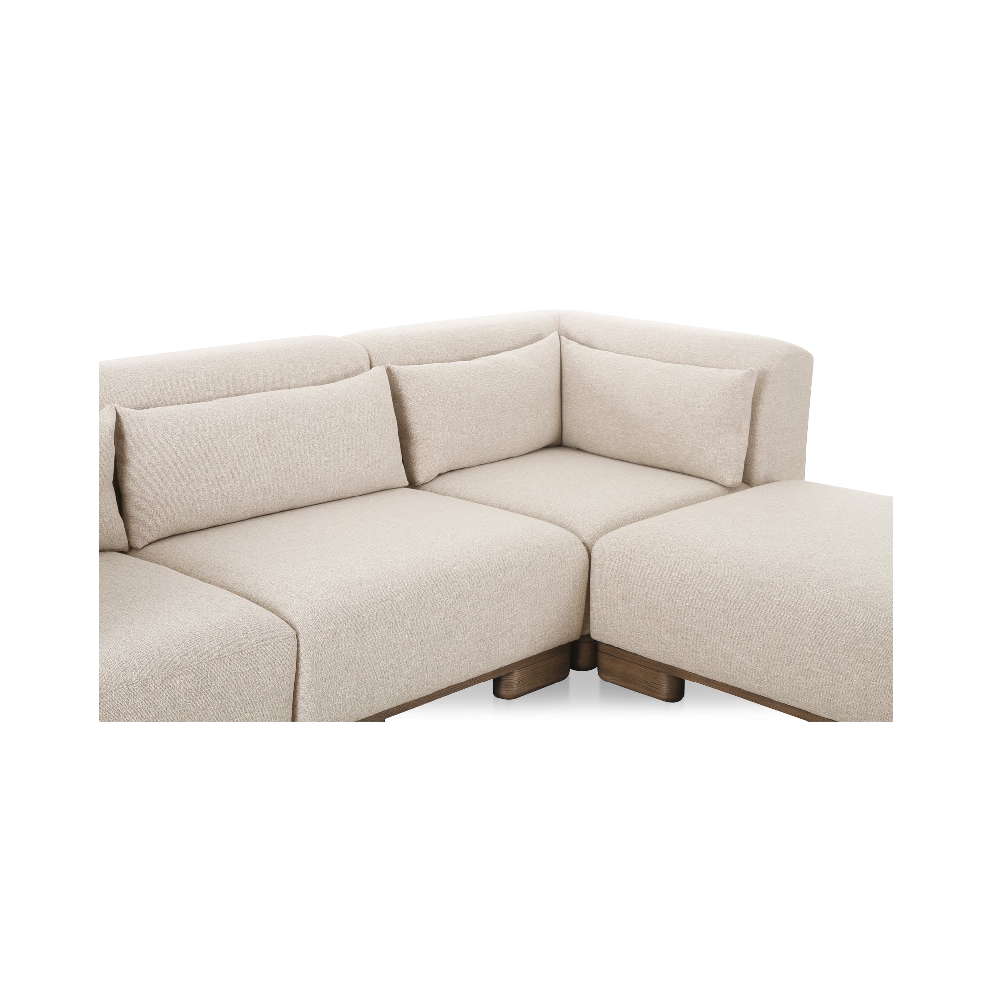 June Lounge Modular Sectional Oatmeal