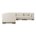 June Classic L-Shaped Modular Sectional Oatmeal