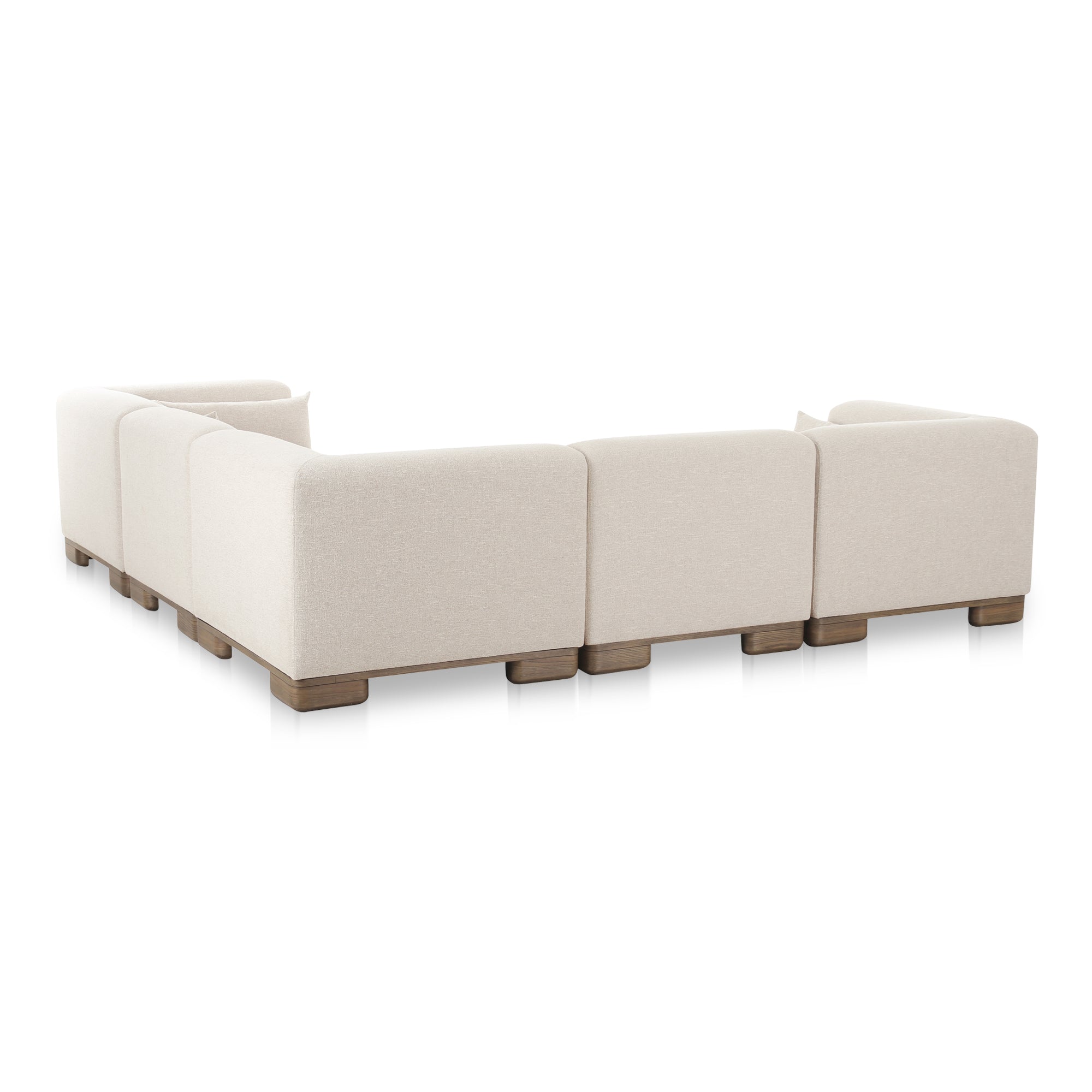 June Classic L-Shaped Modular Sectional Oatmeal