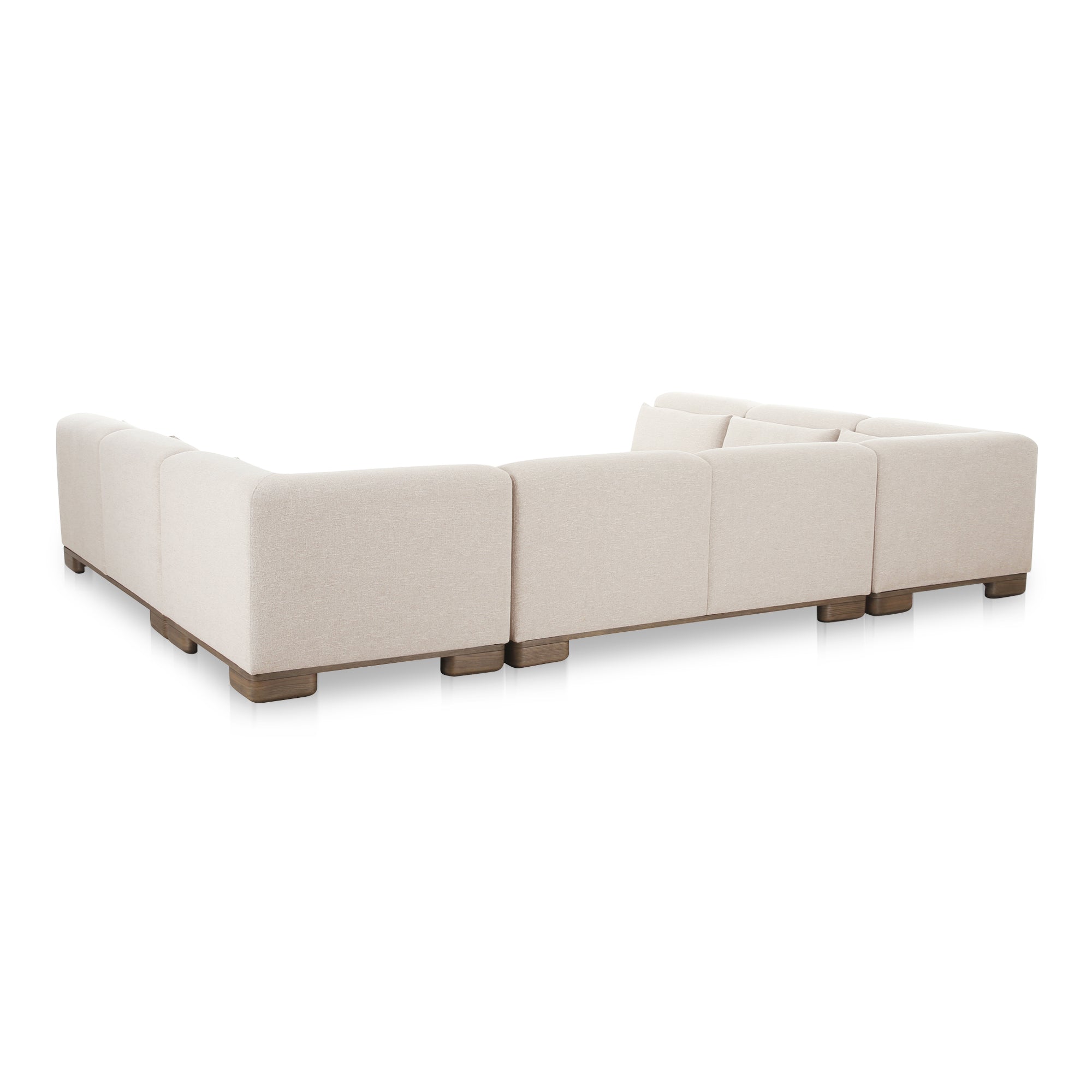 June U Shaped Modular Sectional Oatmeal