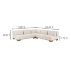 June Corner Modular Sectional Oatmeal