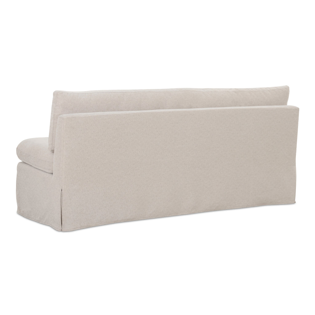 Fable Slipcover Dining Bench Beige