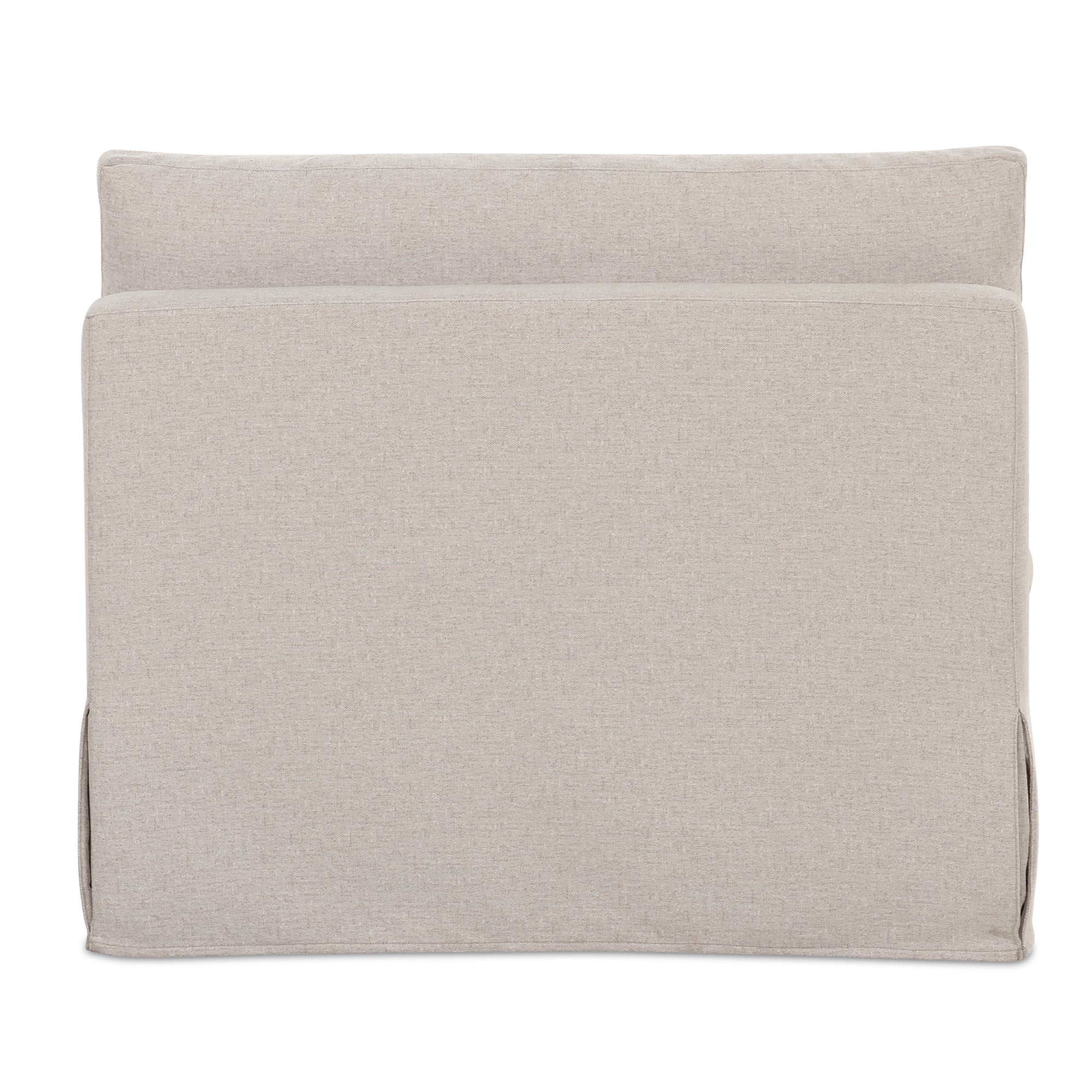 Fable Slipcover Dining Chair and Half Beige