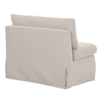 Fable Slipcover Dining Chair and Half Beige