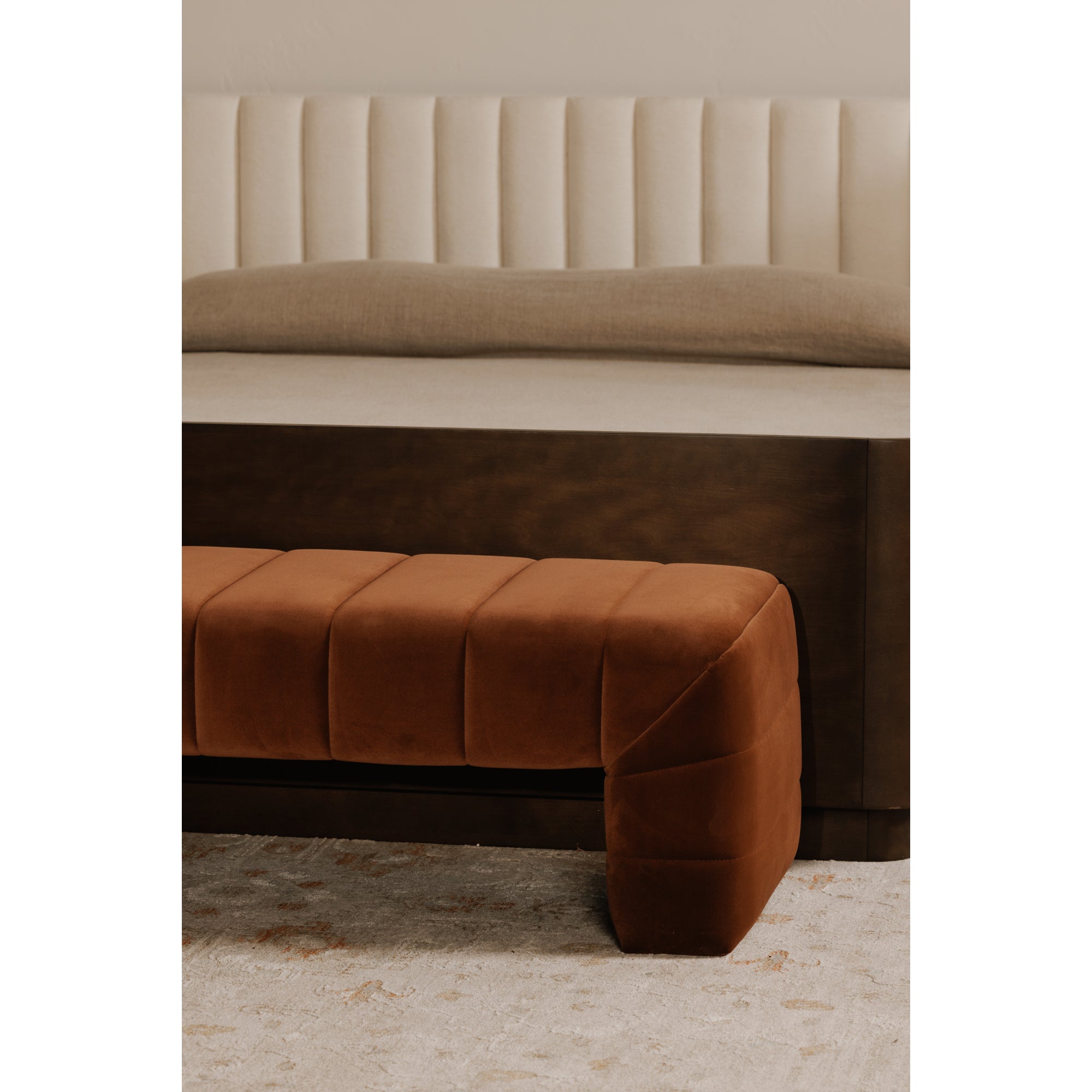 Verity Bench Warm Brown