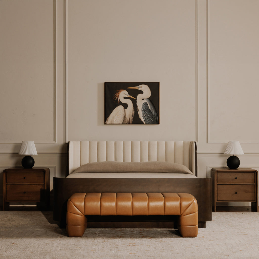 Verity Bench Tan Leather