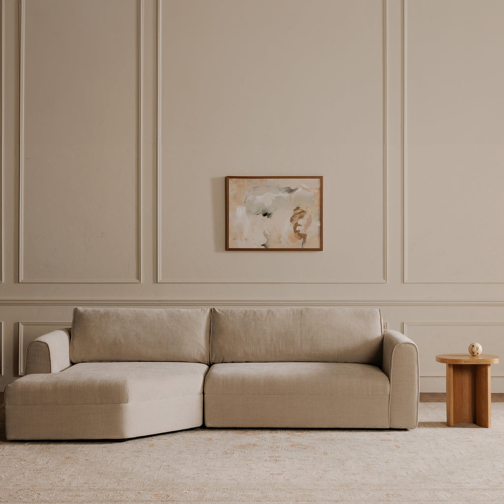 Madrid Left Sectional Cool Beige