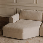 Madrid Right Sectional Cool Beige