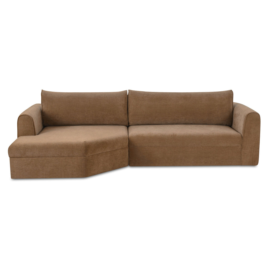 Madrid Left Sectional Taupe