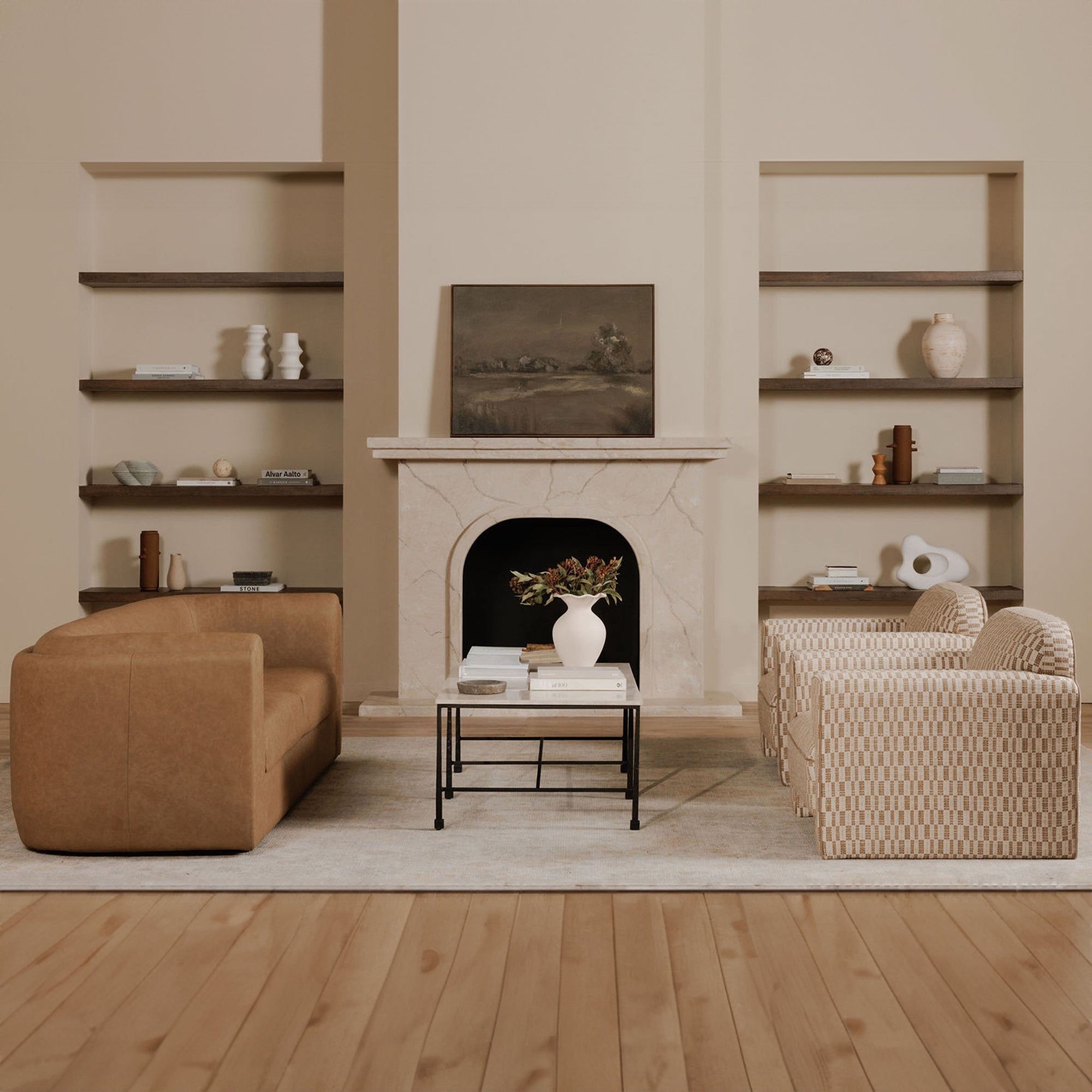 Leo Accent Chair Taupe