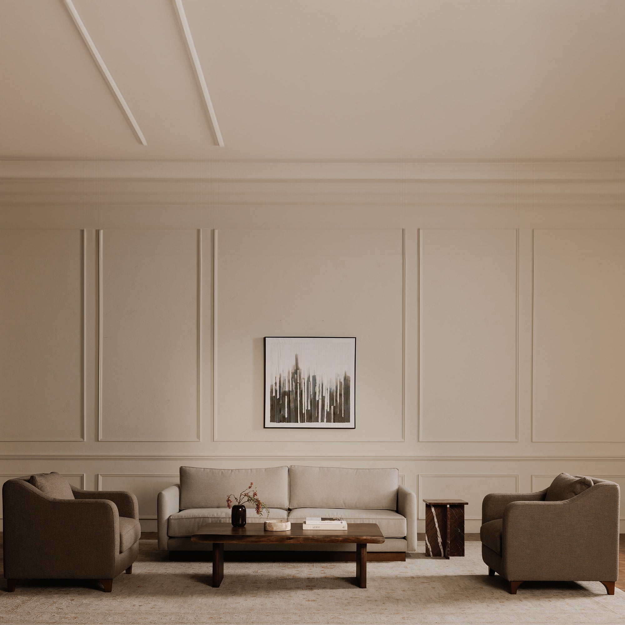 Hewitt Accent Chair Warm Grey