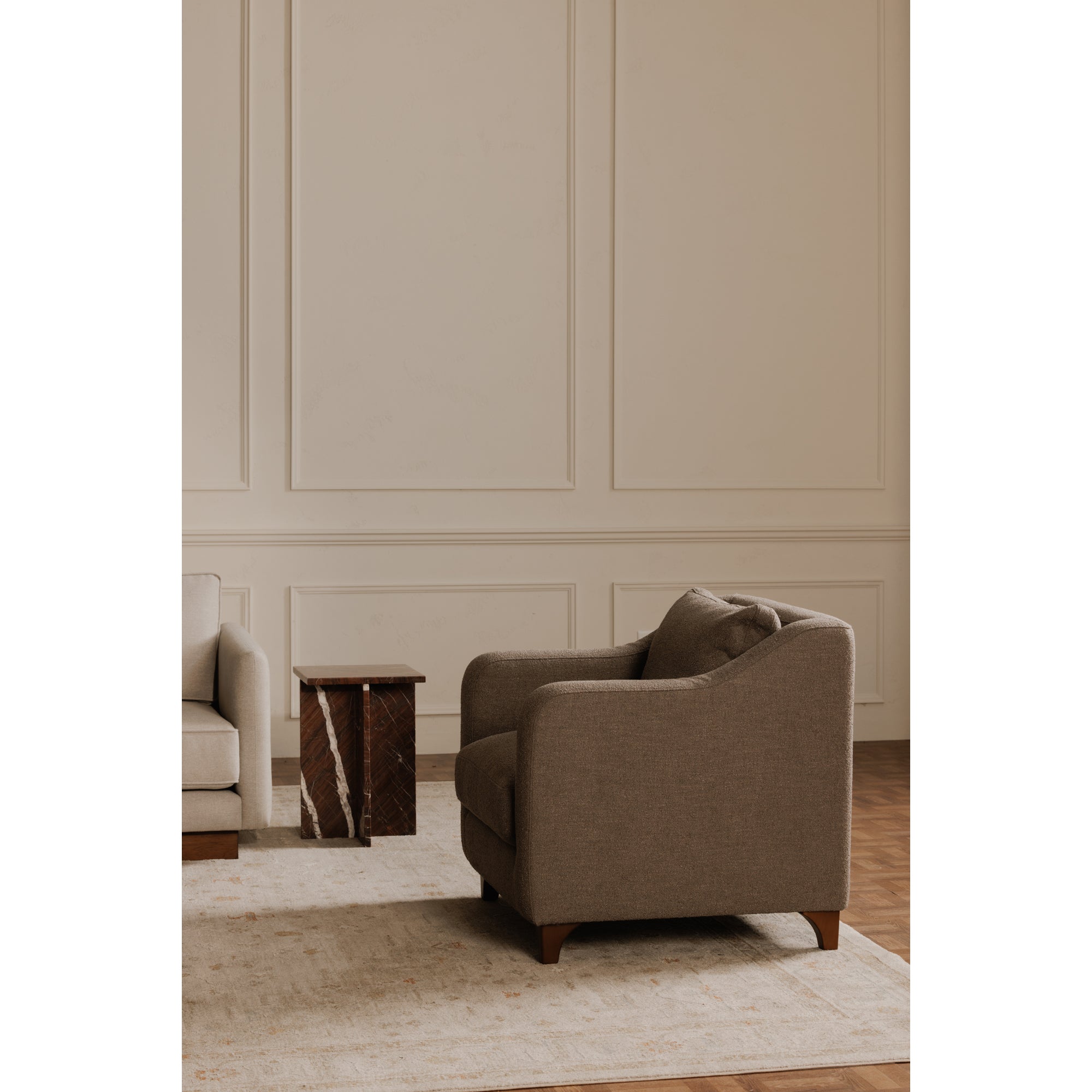 Hewitt Accent Chair Warm Grey