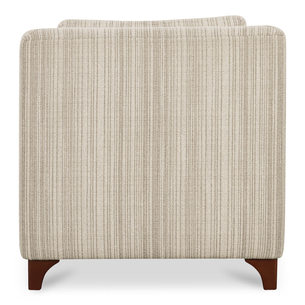 Hewitt Accent Chair Beige Stripe