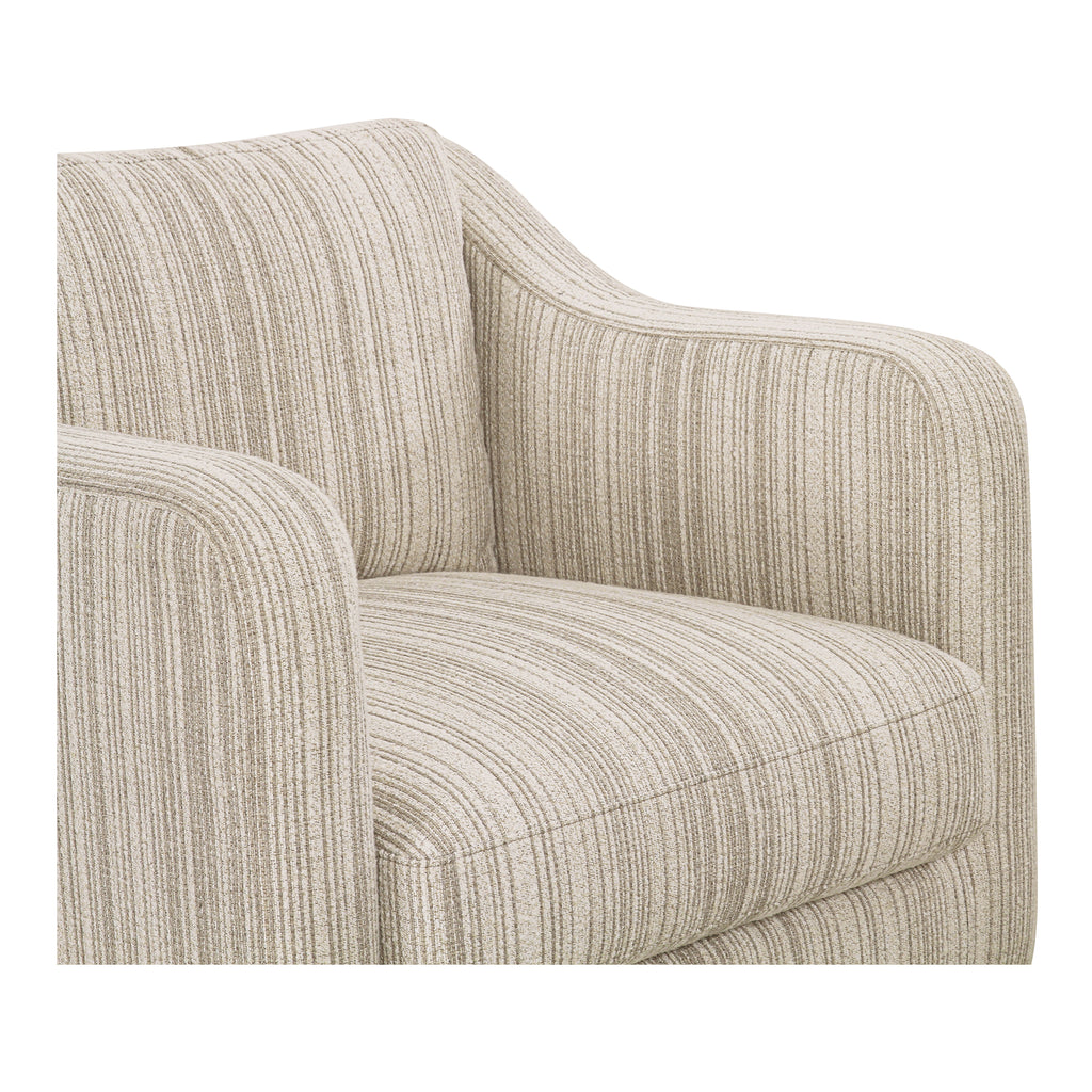 Hewitt Accent Chair Beige Stripe
