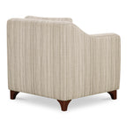 Hewitt Accent Chair Beige Stripe