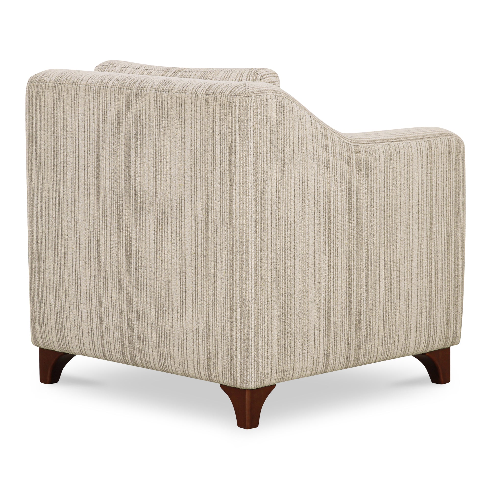 Hewitt Accent Chair Beige Stripe