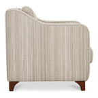 Hewitt Accent Chair Beige Stripe