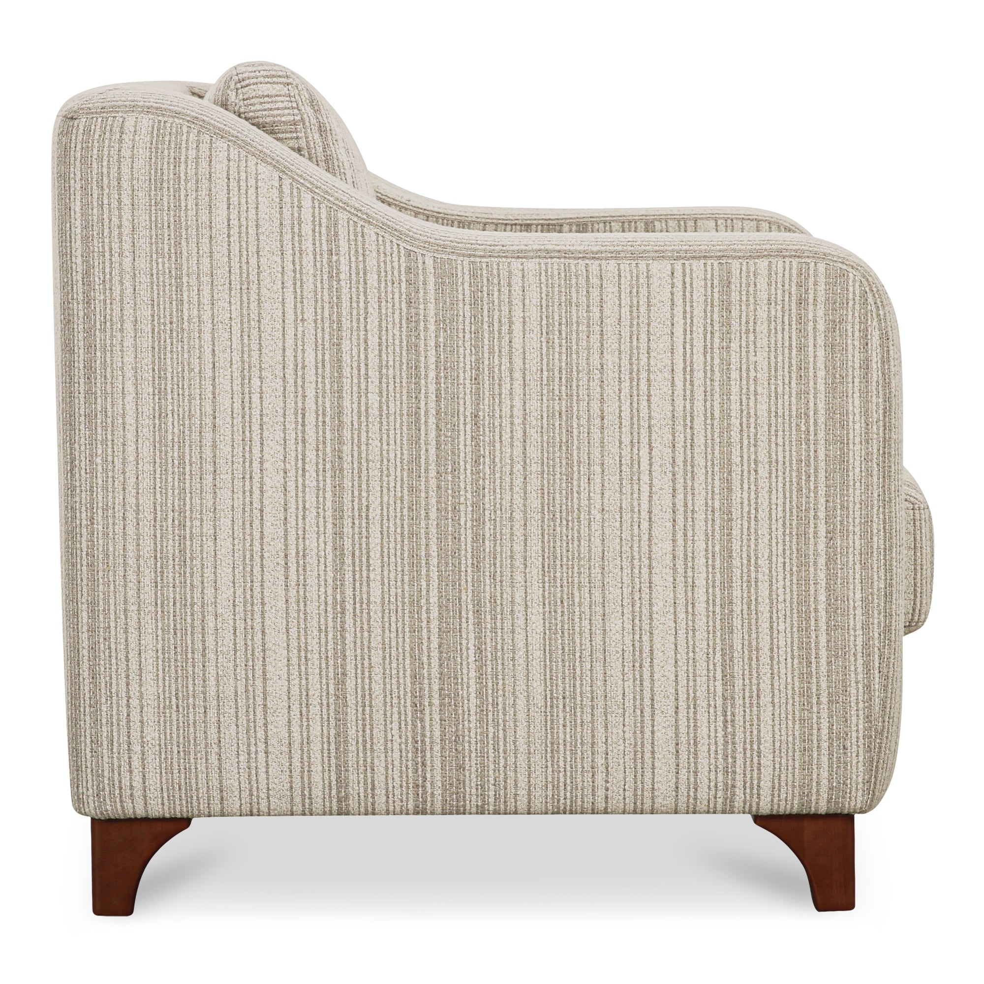 Hewitt Accent Chair Beige Stripe