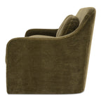 Rialto Sofa Dark Green Faux Mohair