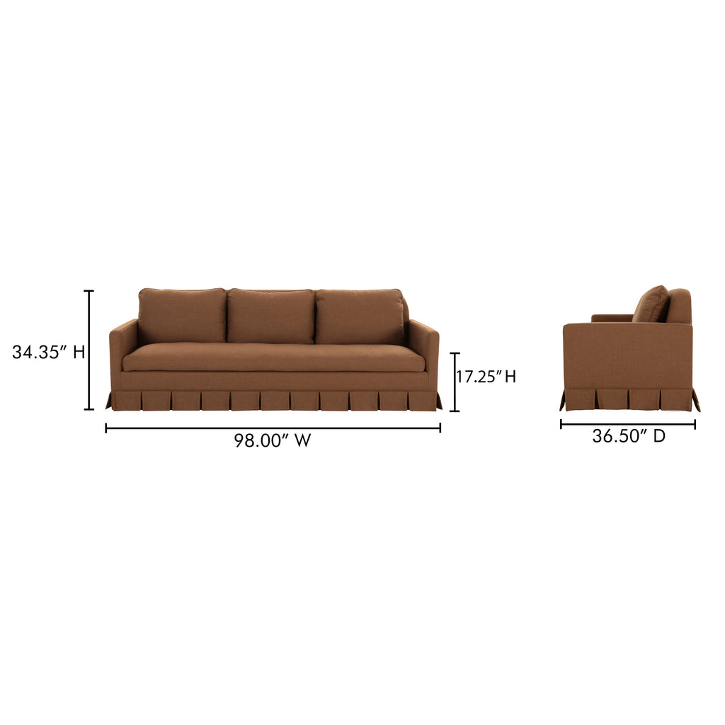 Pellicano Sofa Terracotta