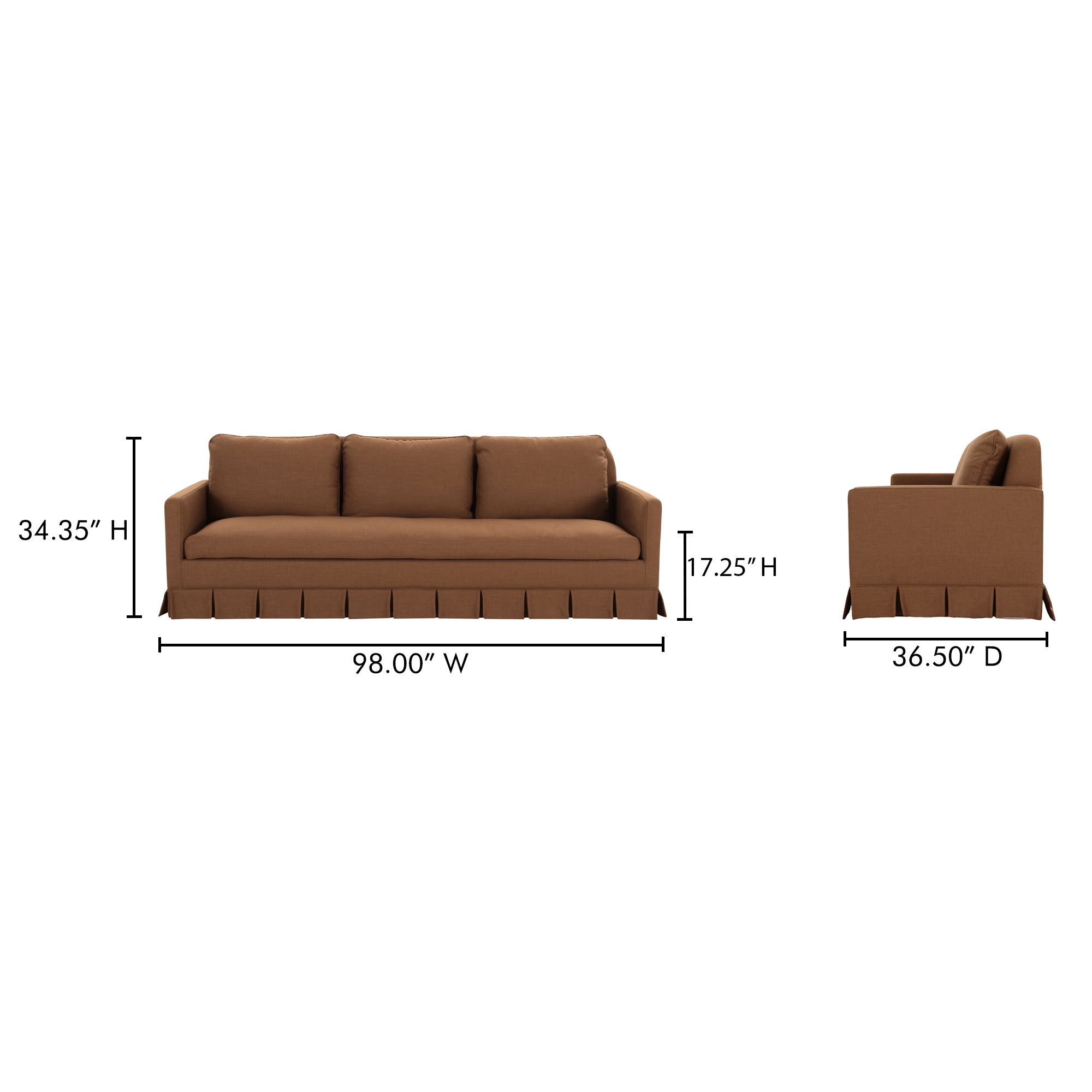 Pellicano Sofa Terracotta
