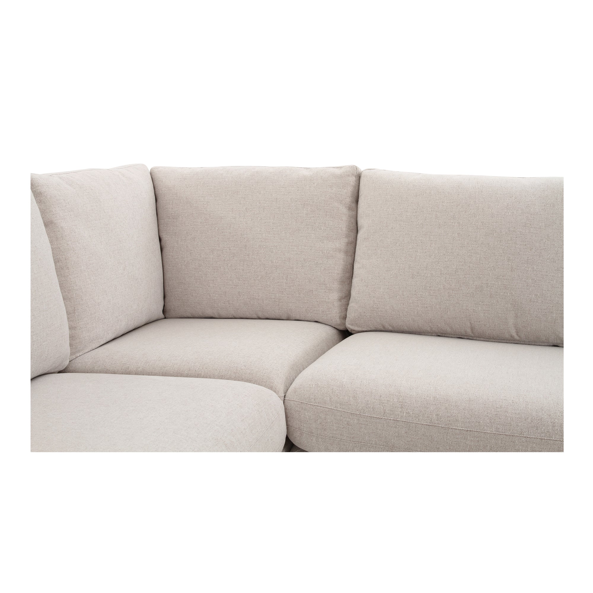 Fable Slipcover Dining Banquette U-Shape Beige 154 in.