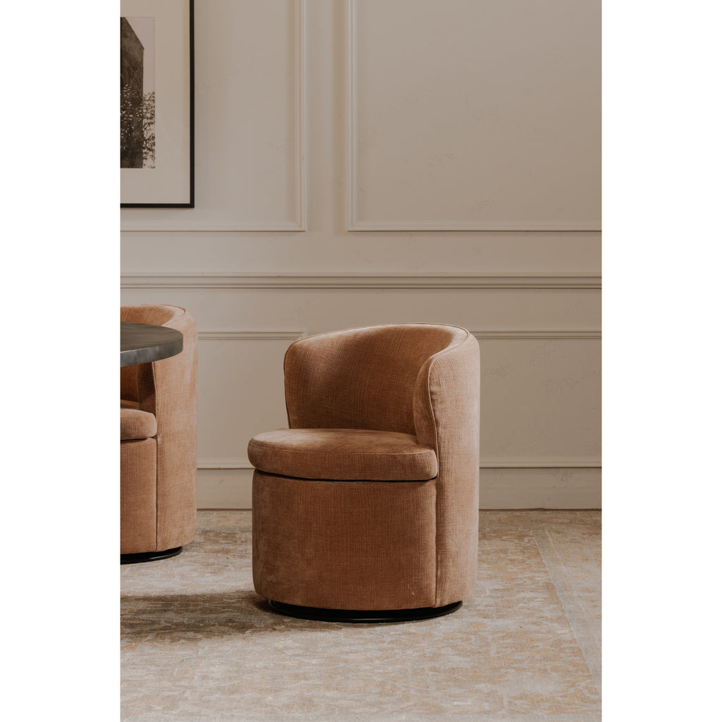 Dane Swivel Dining Chair Heritage Pink