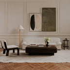 Edie Accent Chair Flecked Ivory