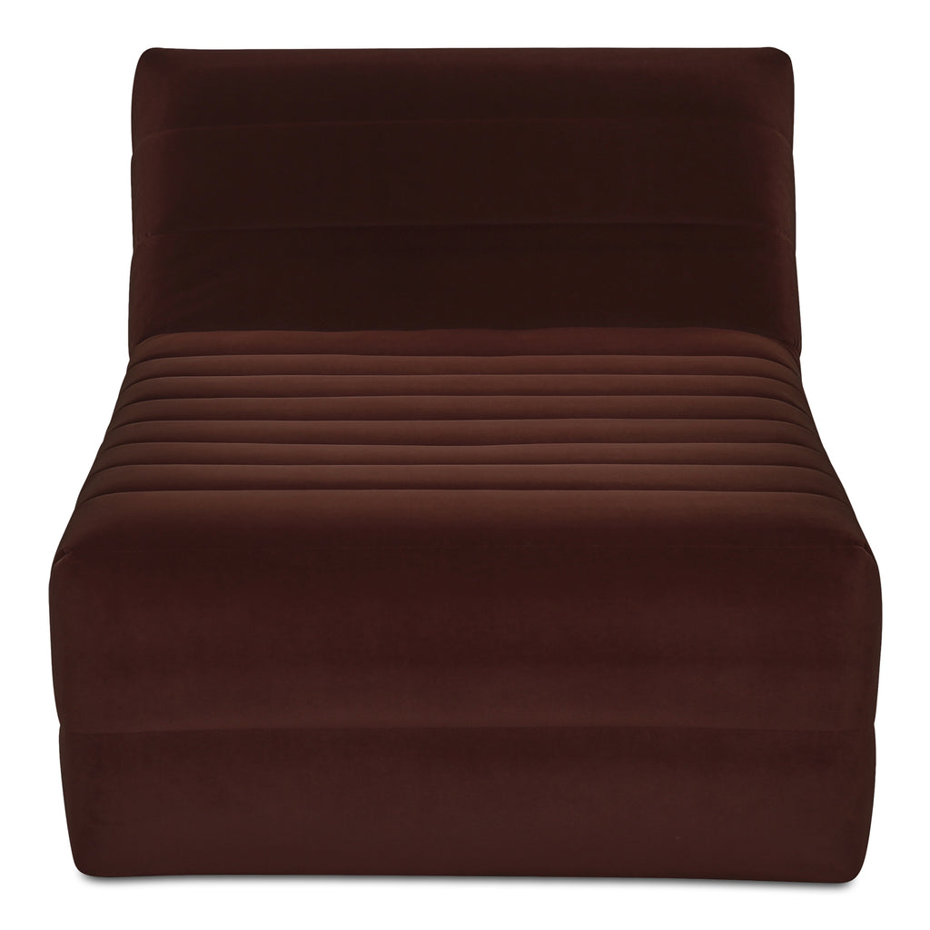 Verity Chaise Warm Brown
