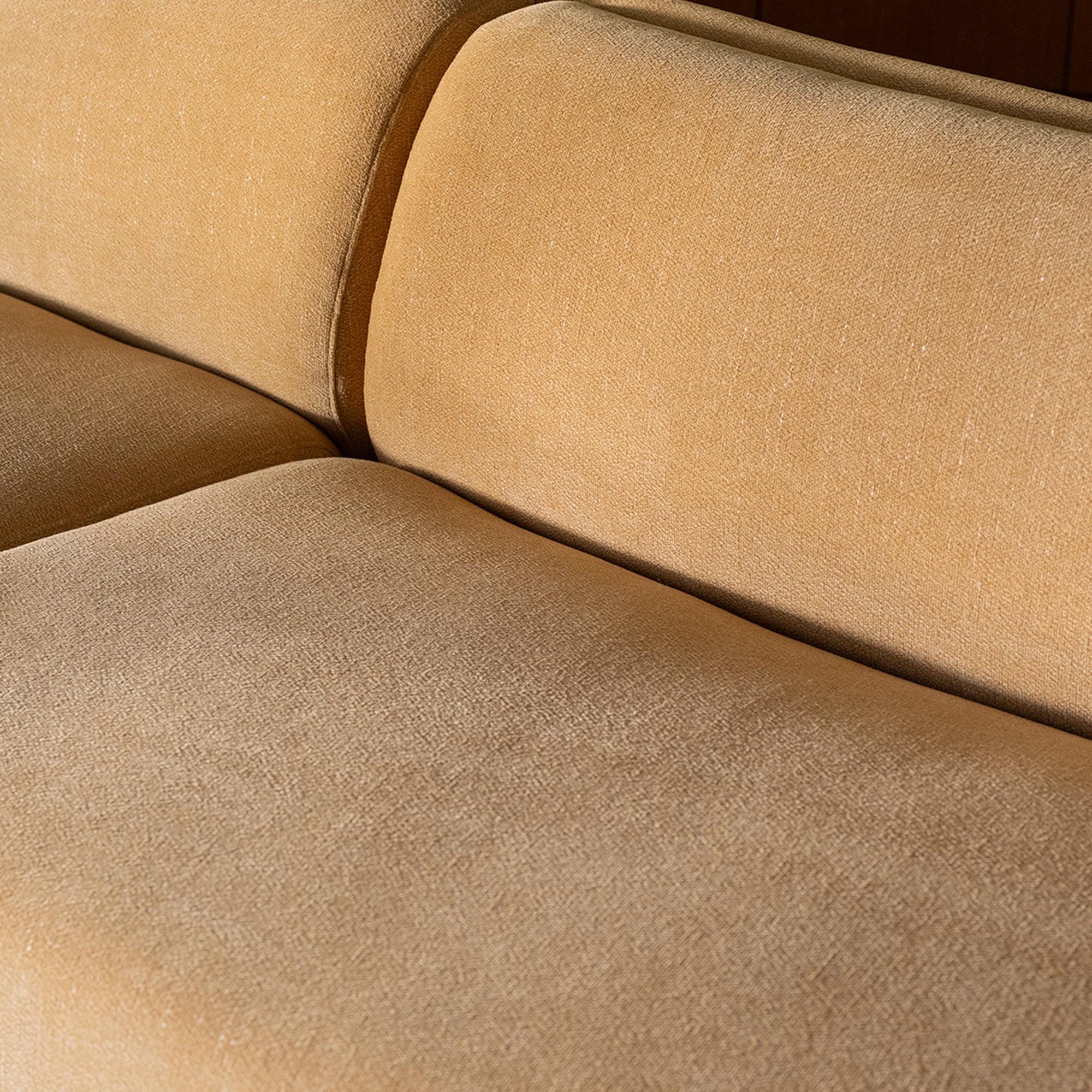 Naomi Concave Sofa Golden Yellow