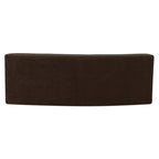 Naomi Concave Sofa Dark Brown