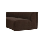 Naomi Concave Sofa Dark Brown