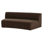 Naomi Concave Sofa Dark Brown