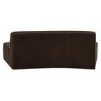 Naomi Convex Sofa Dark Brown