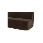 Naomi Convex Sofa Dark Brown