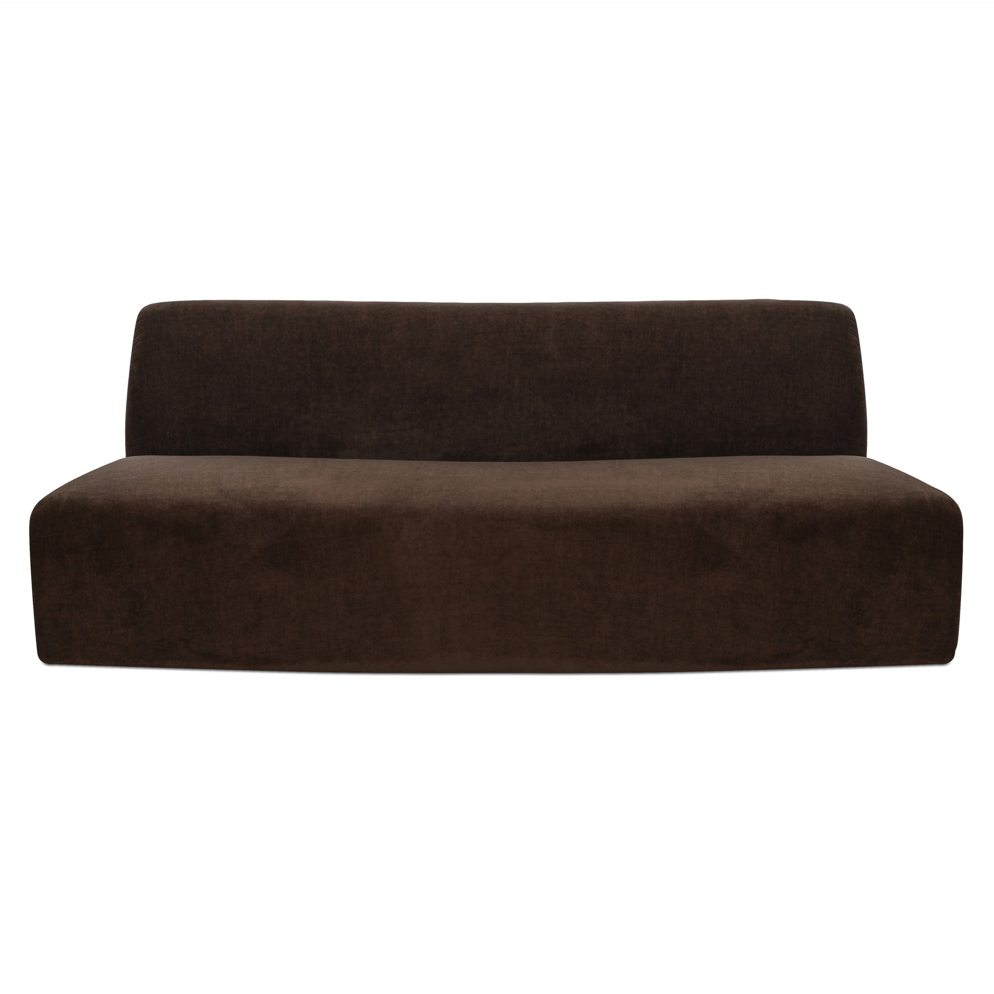 Naomi Convex Sofa Dark Brown