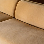 Naomi 2 Piece Wave Modular Sectional Golden Yellow