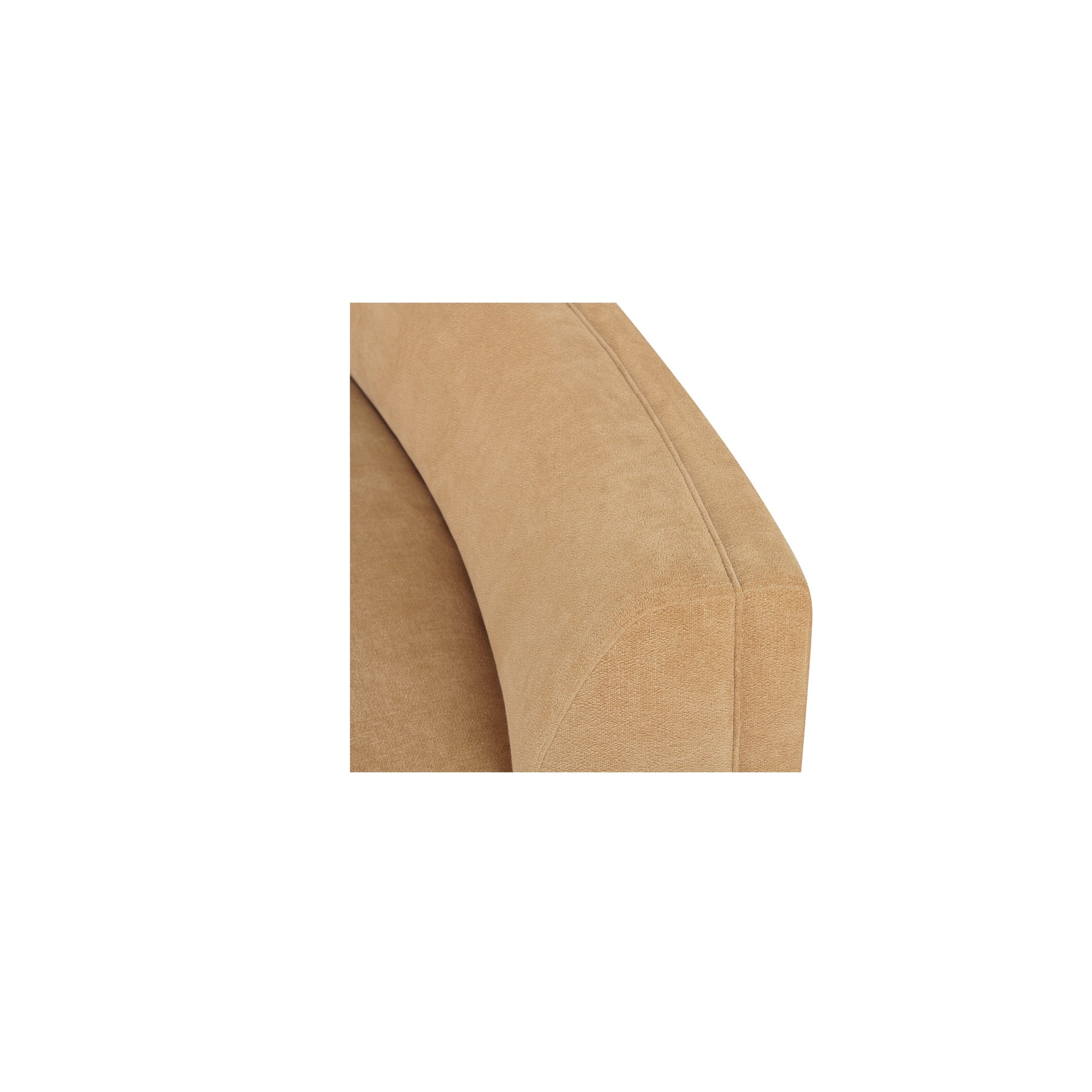 Naomi 2 Piece Wave Modular Sectional Golden Yellow