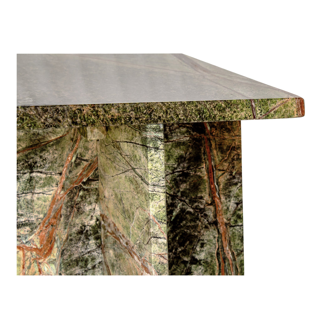 Blair Accent Table Rainforest Green Marble